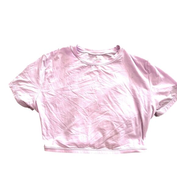 SKIMS‎ Fits Everybody Cropped Fitted Tee Sugar Plum XS - Picture 3 of 5